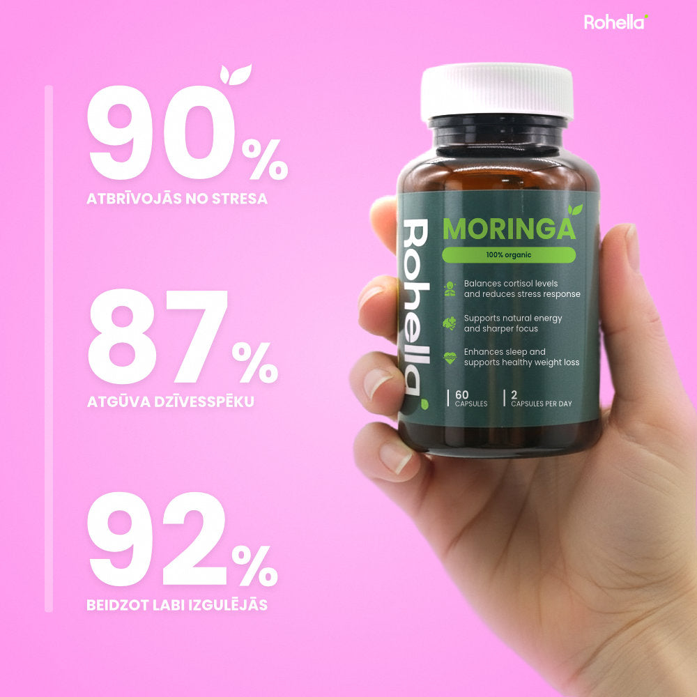 Rohella Moringa - 100% dabīgs uztura bagātinātājs