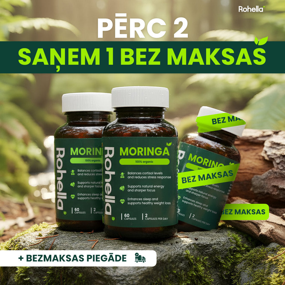 Rohella Moringa - 100% dabīgs uztura bagātinātājs
